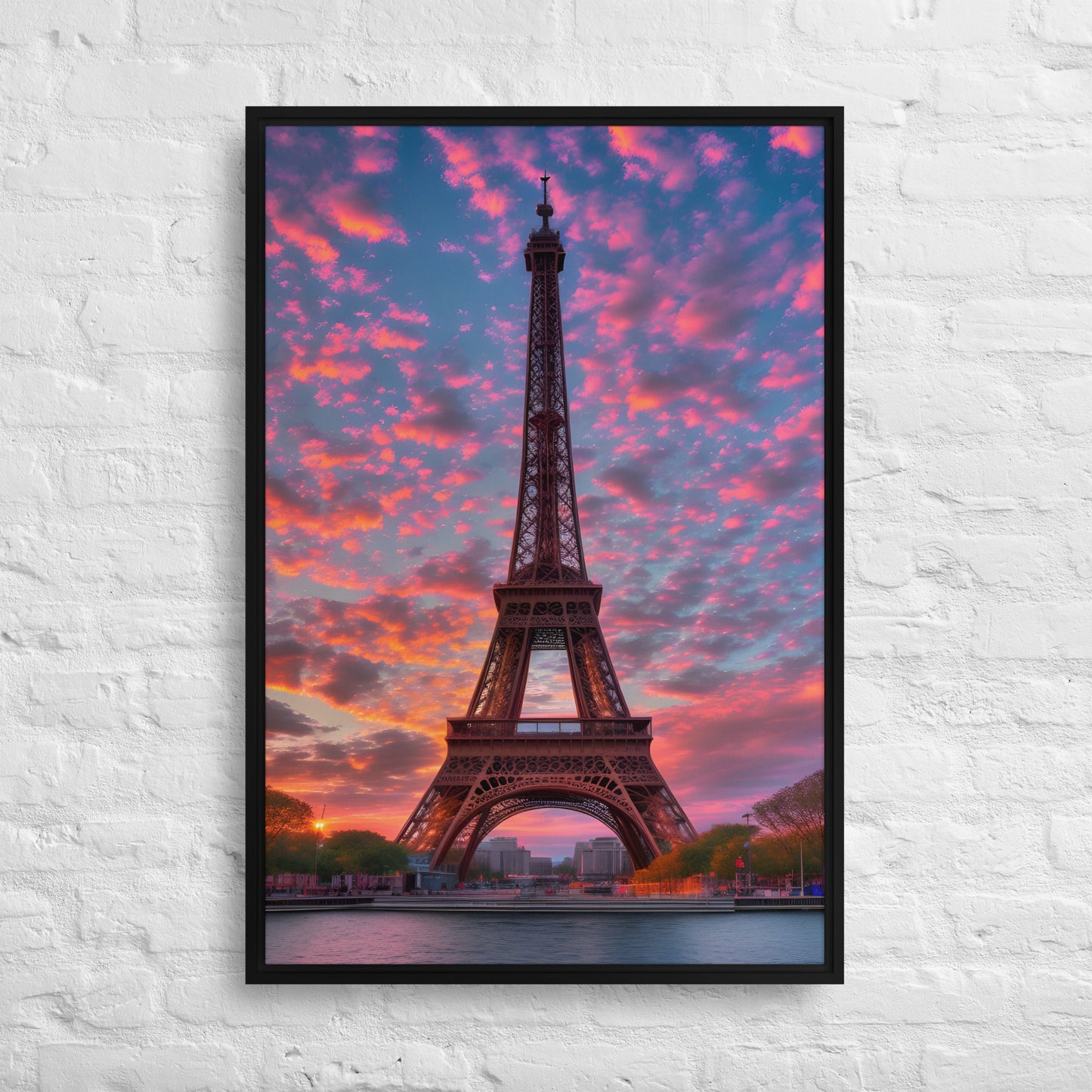 Toile Tour Eiffel au Crépuscule