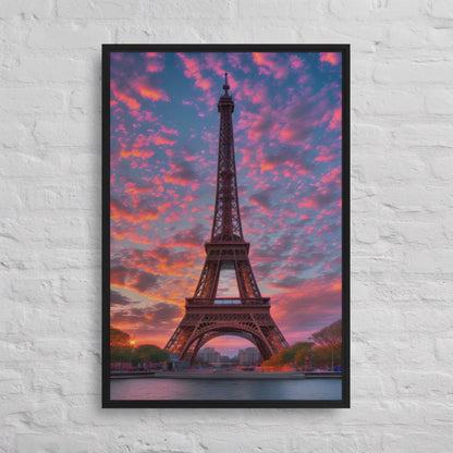 Toile Tour Eiffel au Crépuscule